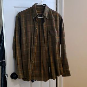 Barbour Colored Tattersalls 100% cotton shirt, men's medium